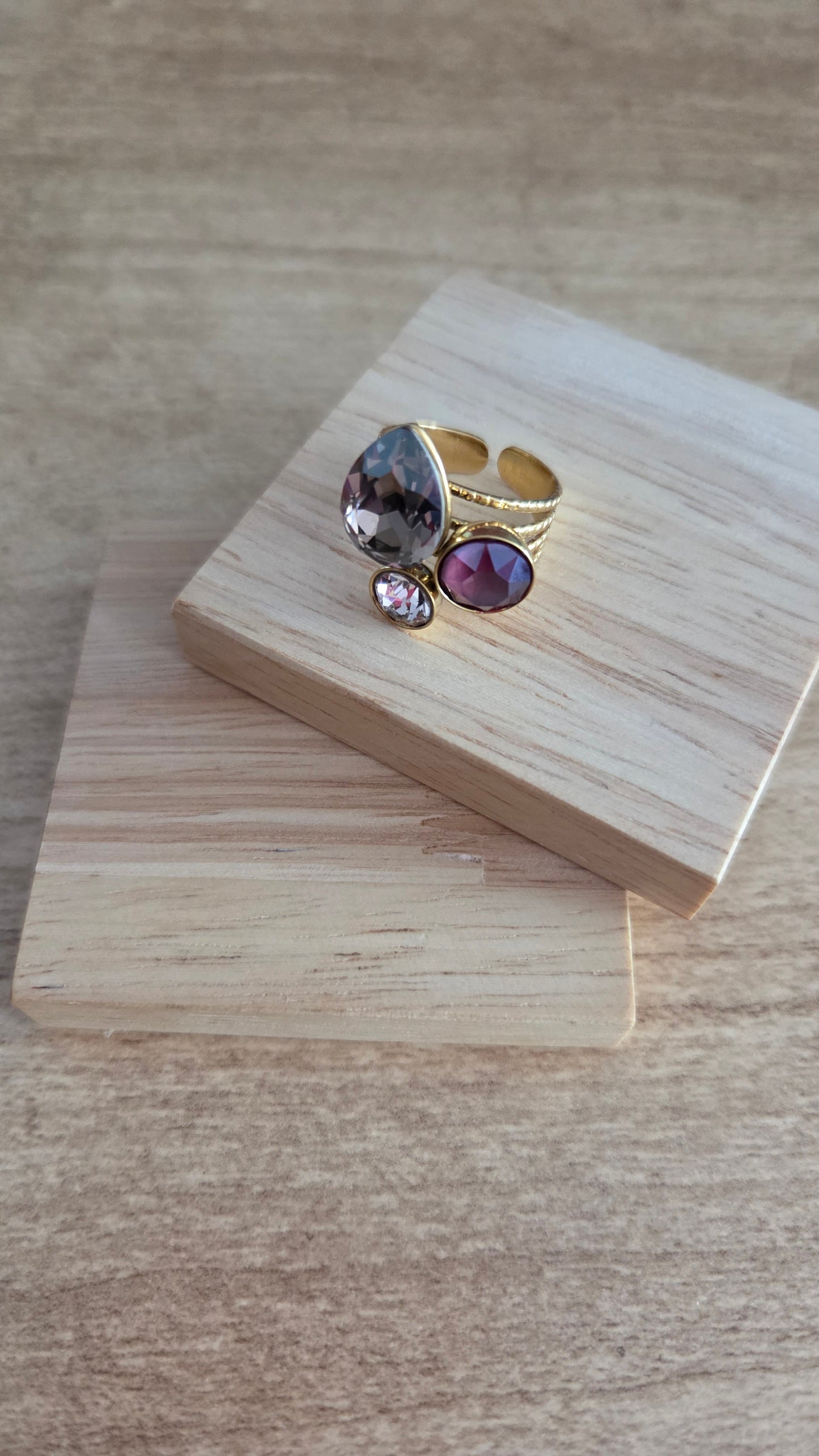 Bague Florence Dorée Dream Clothes