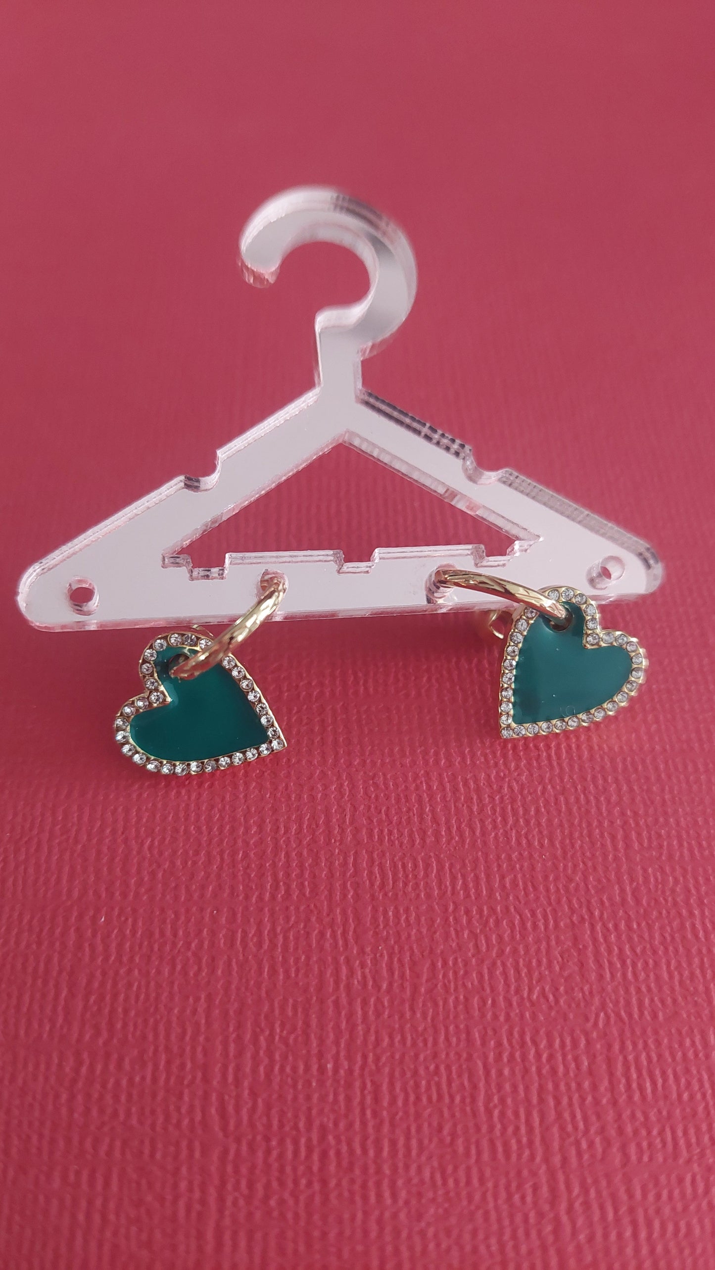 Boucle d'oreilles coeur scintilbijoux