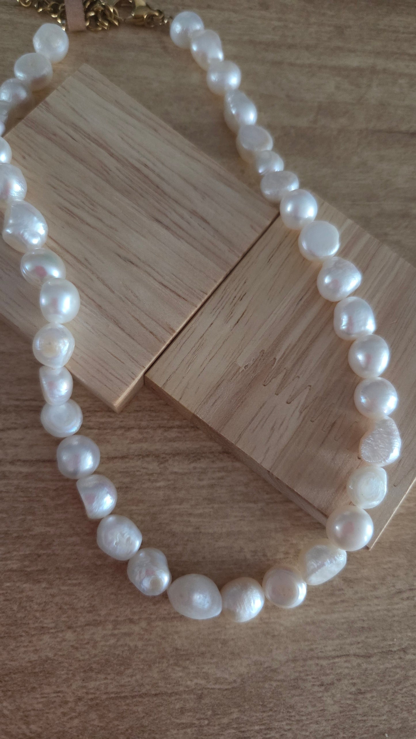 Collier perles d'eau scintilbijoux