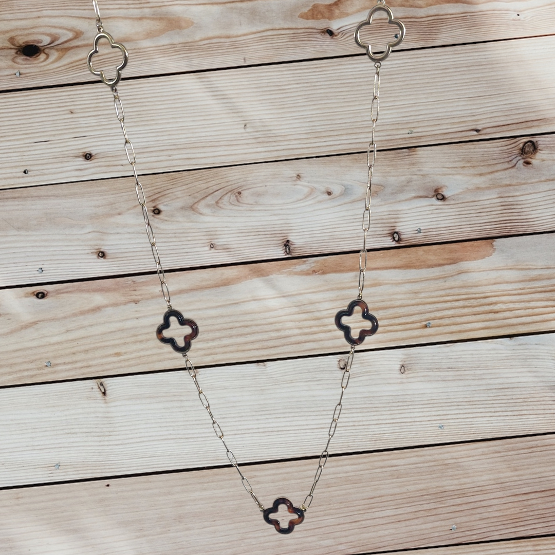 Sautoir trèfle Scintilbijoux