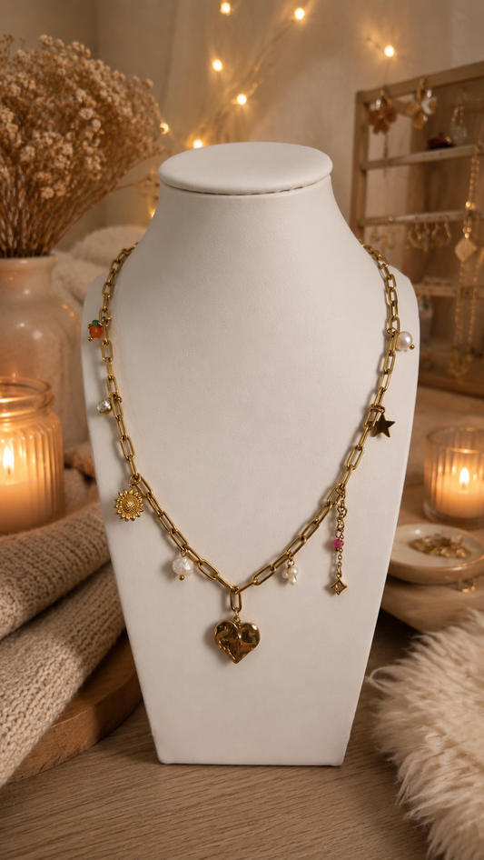 Collier tournesol