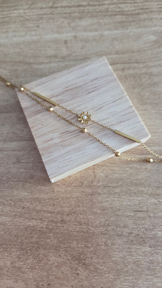 Bracelet fleur 🌸 Scintilbijoux