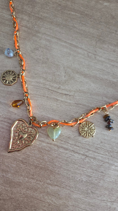 Collier pendentif coeur Scintilbijoux