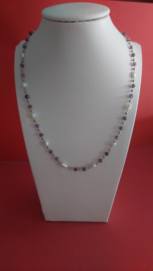 Collier Améthyste scintilbijoux