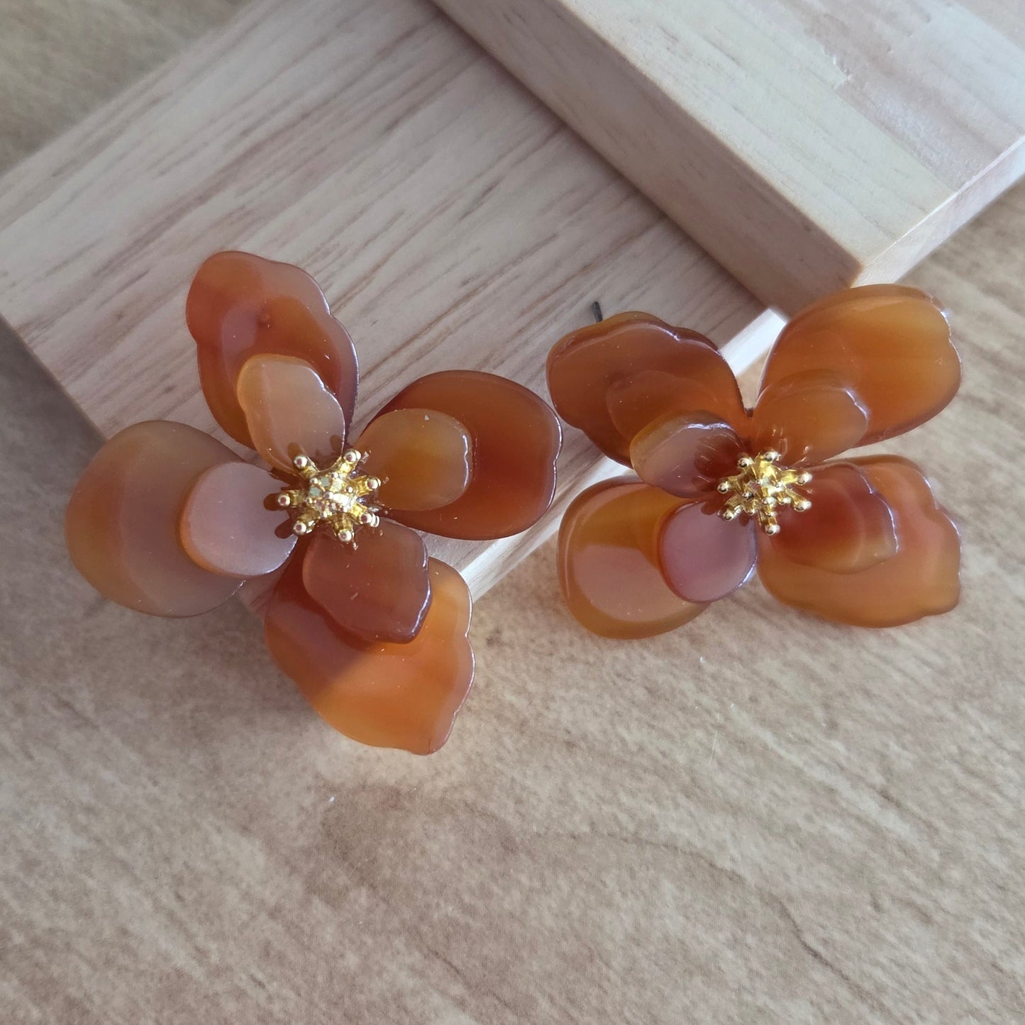 Boucles d'oreilles flower
