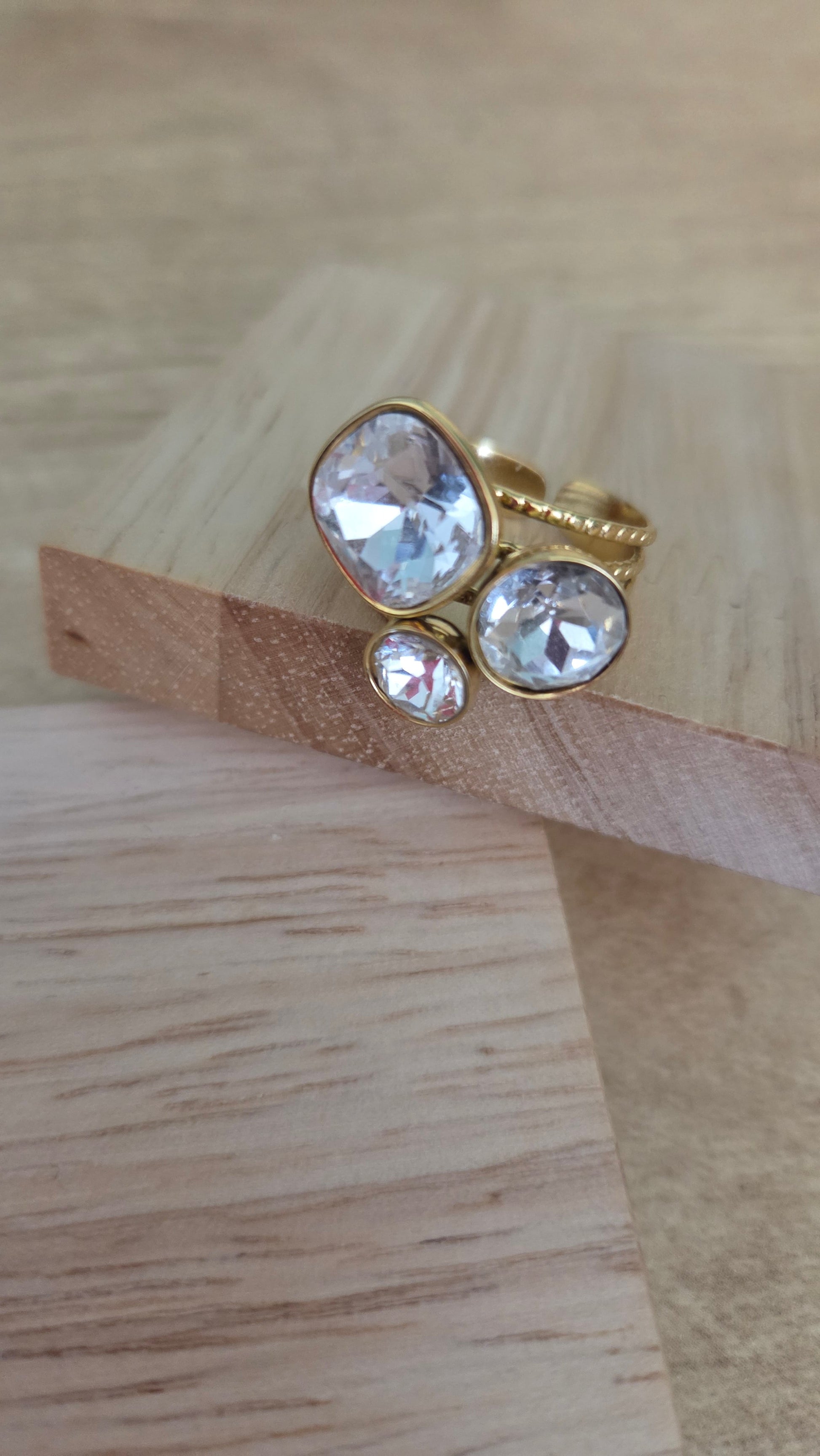 Bague Ophelie Dorée Dream Clothes